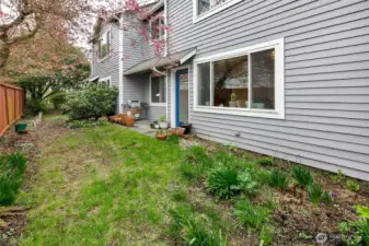 Backyard maintained by the HOA.