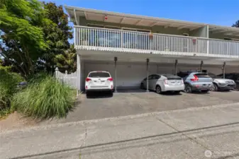 Parking spot is second from the left