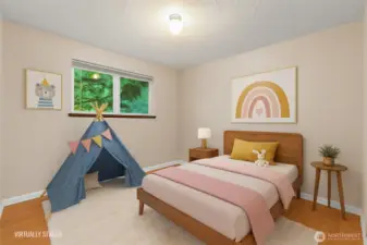 Third bedroom (virtually staged).