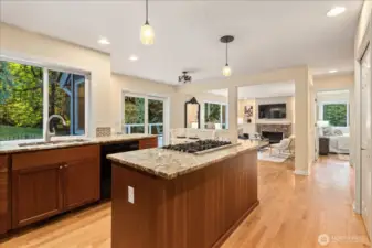Six Element Gas Cooktop