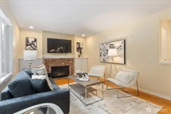 Cozy Gas Fireplace