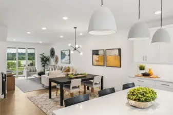 Pictures of Model Home. Not pictures of actual home. Features, colors, layout may vary.