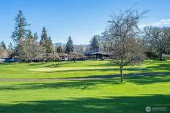 View of course from deck