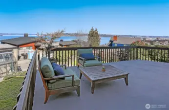 Expansive views from the large deck.
