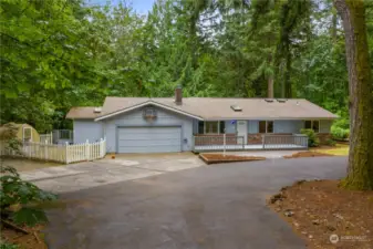 4-bedroom rambler on .89 of an acre lot