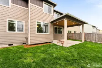 Fully Fenced Backyard