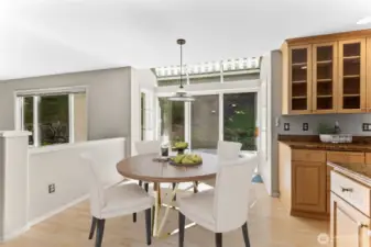 Breakfast nook.