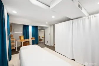 The third basement bedroom.