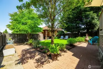 With every detail of the back yard manicured, you'll feel like you're on vacation, every day of the year.