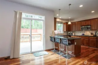 Step out onto the back deck and enjoy the privacy of a fully fenced backyard—perfect for relaxing or entertaining.