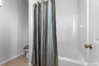 Shower with Tub in 2nd Bath