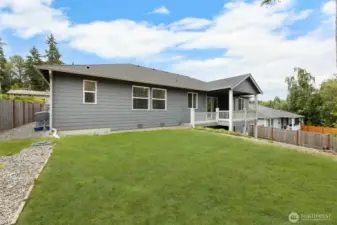 Fully Fenced Back Yard