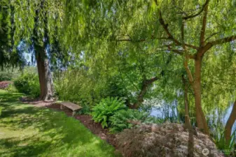 Grounds above the lake.