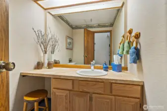 Main floor half bath