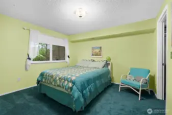 Downstairs bdrm #3 with 3/4 bath