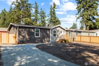 New construction - yard to be hydroseeded for lush grass prior to closing.