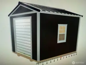 Sale comes with a 10 x 12 mini garage
