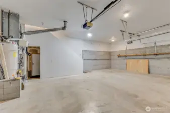 3-car garage with storage.