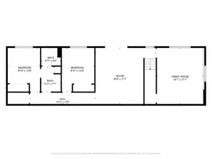 Great lower level could be a full second living space.