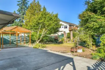 Patio and gazebo