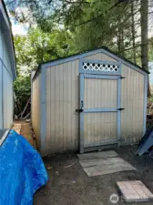 There are 2 huge storage sheds.  The other is behind this one.