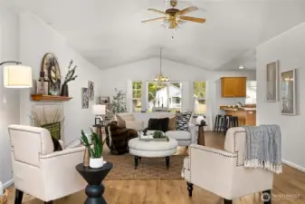 Enjoy a spacious, open floorplan.