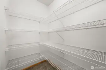 This home has a very large pantry right off the kitchen.