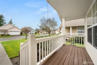 Place a nice rocking chair on the front porch and enjoy the late day sunshine.
