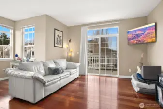 Light-filled rooms with gleaming wood flooring...You'll love your own private balcony for morning coffee or a place to relax and unwind during the evening.