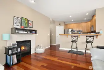This room offers a wonderful kitchen open to the main living room area...you can cook and enjoy conversations with friends and family at the same time!