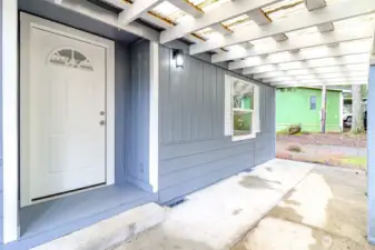 Large covered front porch.