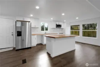 All new kitchen!  New stove & dishwasher to be installed prior to close.