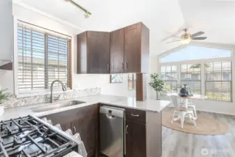 Looking toward dining area - could be living/dining if add-on needed to be more bedroom space