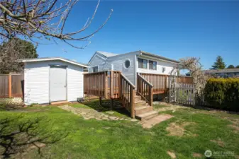 Just needs a few chairs to sit out and soak up the sun