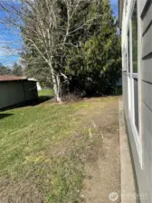 Stepping outside, left