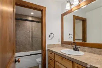 Full bathroom upstairs