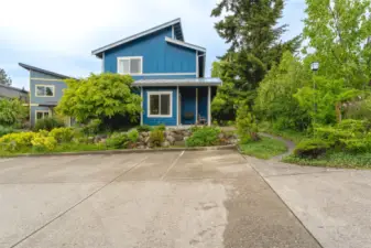 Front of house from parking