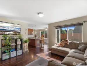 Tall ceilings & large windows fill this home with an abundance of natural light