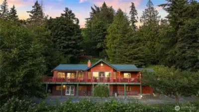 Secluded oasis in the woods.