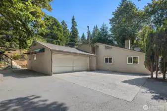 Ample driveway parking & 2-car attached garage