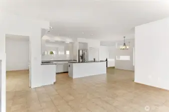 Virtually Staged with neutral wall color.