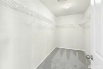 Huge primary walk in closet