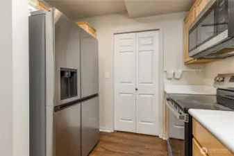 Generous pantry