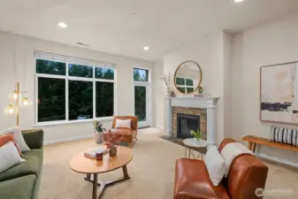 Cozy up to the gas fireplace on cold winter nights!