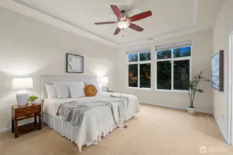 Main level primary suite is a huge bonus! It has room for large furniture!