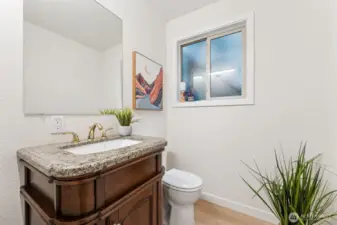 Half bath - Downstairs