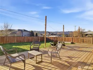 entertaining area off primary bedroom
