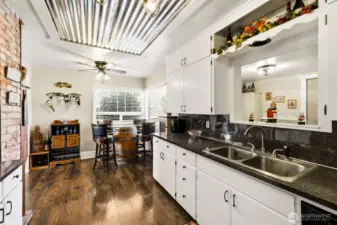 Kitchen looking towards the dining room