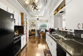 Kitchen looking toward the dining room