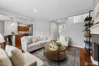 Flowing floor plan makes for effortless living.